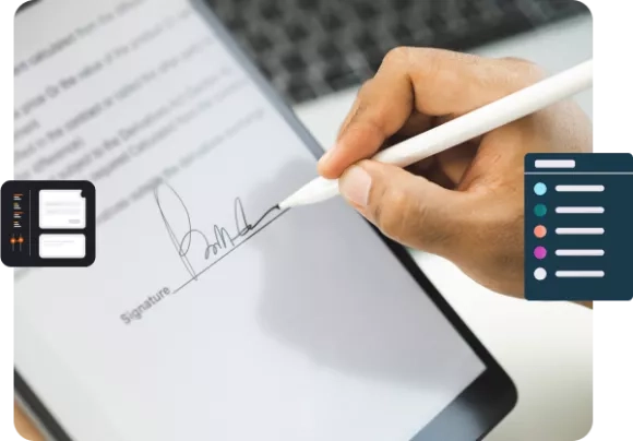 Personne signant un document éléctronique